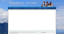 Desktop Screenshot of holidaymantovani.net